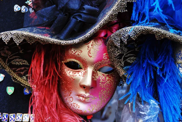 Καρναβάλι Μασκέ Στη Βενετία Της Ιταλίας — Φωτογραφία Αρχείου