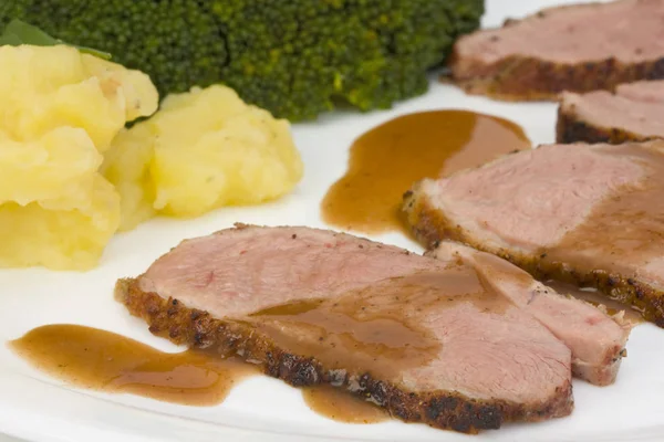 Slices Duck Breast — Stock Photo, Image