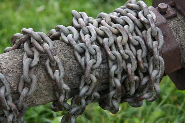 Kette Auf Der Brücke — Stockfoto