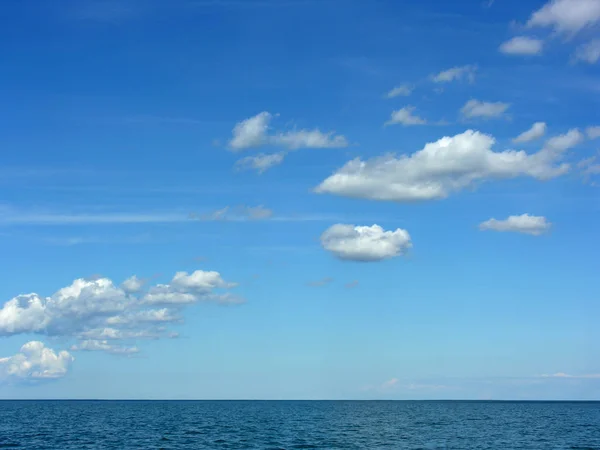Chmury Nad Morzem — Zdjęcie stockowe