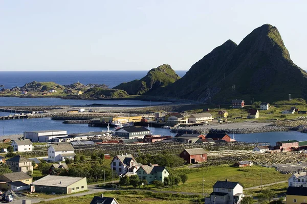 Lofoten Luontomaisemaa Taustalla — kuvapankkivalokuva