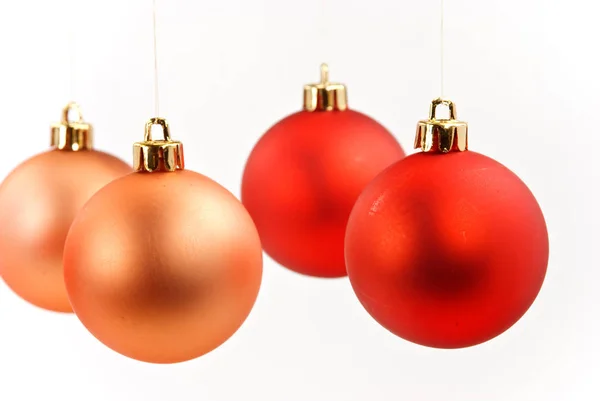 Albero Natale Decorazione Con Palle — Foto Stock