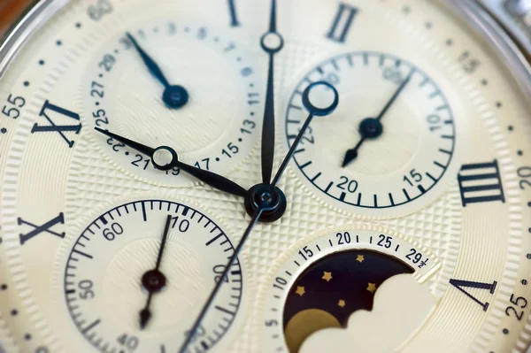 Κοντινό Παλιό Ρολόι Αντίκα — Φωτογραφία Αρχείου