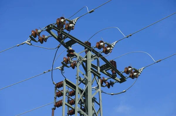 High Voltage Electric Power Line — Stock Photo, Image