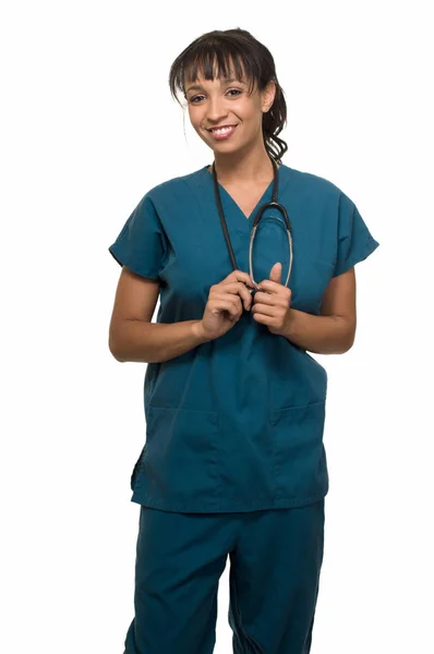 Cierre Enfermera Joven — Foto de Stock