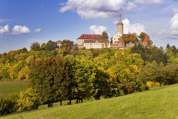 Die Leuchtenburg Herbst — Stockfoto