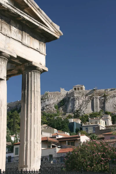 Ateny Stolicą Grecji Było Również Sercu Starożytnej Grecji Potężnej Cywilizacji — Zdjęcie stockowe