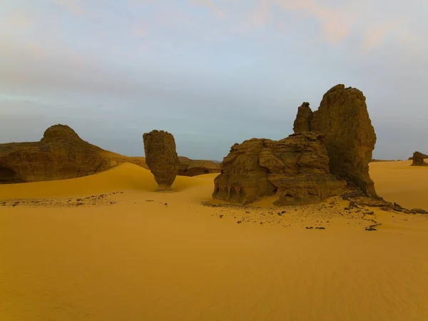 Vista Panoramica Delle Dune Focus Selettivo — Foto Stock