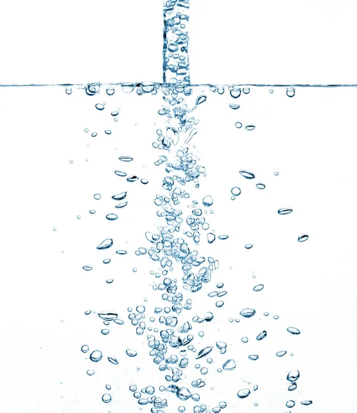 Брызги Воды Белом Фоне — стоковое фото