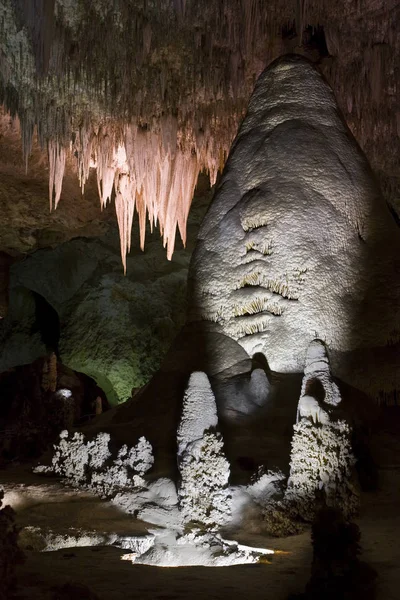 Stalagmites Carlsbad Caverns Carlsbad — Stock Photo, Image