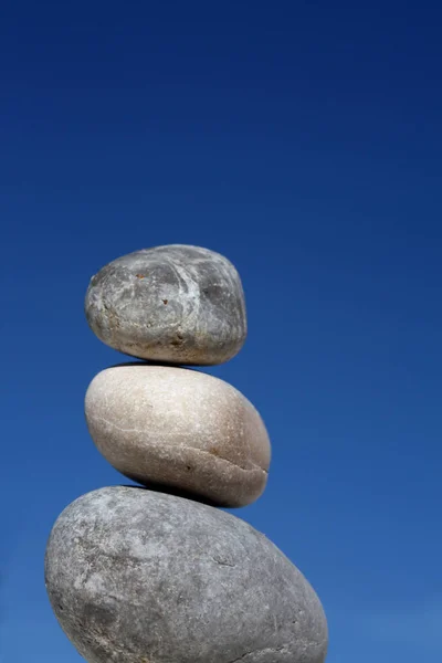 Steine Felsen Kieselsteine Felsiger Hintergrund — Stockfoto