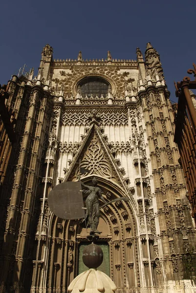 Vista Panoramica Maestosa Architettura Cattedrale — Foto Stock