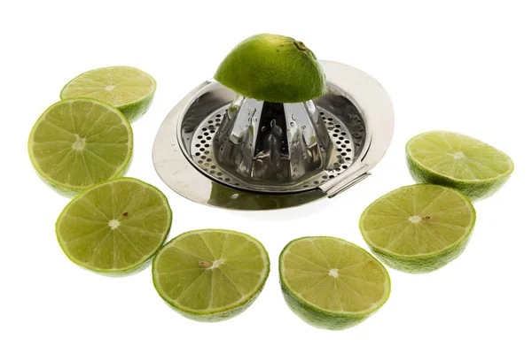 Limes Lemon Squeezer — Stock Photo, Image
