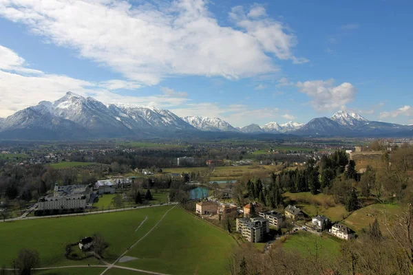 Vue Sur Ville Salzbourg — Photo