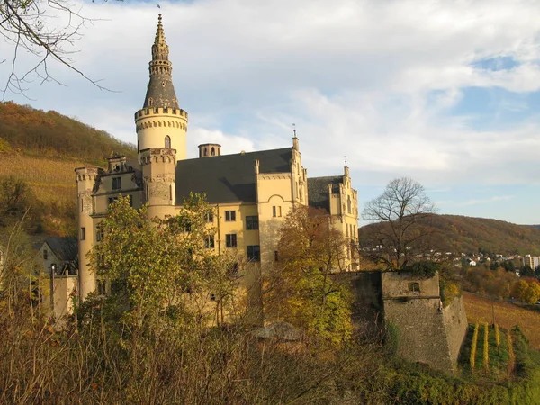 Schloss Arenfels Reise Und Architekturkonzept — Stockfoto