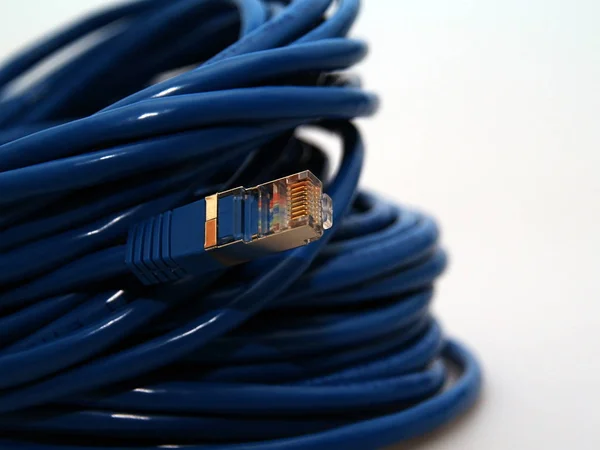 Hálózati Kábelek Ethernet Kábel — Stock Fotó