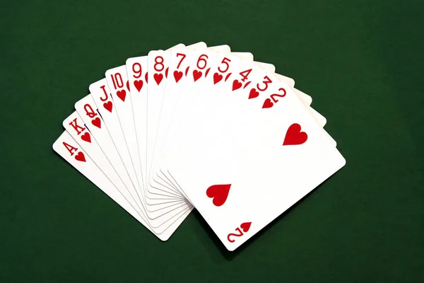 Playing Cards Closeup Poker Background — Stock Photo, Image