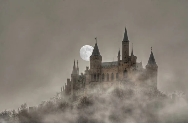 Castillo Hohenzollern Concepto Viaje Arquitectura —  Fotos de Stock