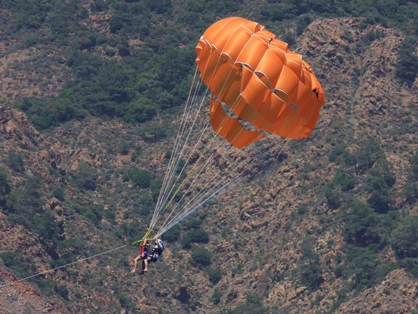 Paraşüt Yaz Sporu Paraşüt — Stok fotoğraf