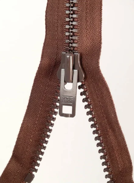 Zipper White Leather Jacket — Stock Photo, Image