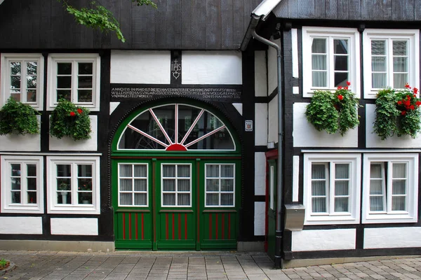 Casa Estilo Tudor Rietberg Westphalia — Foto de Stock