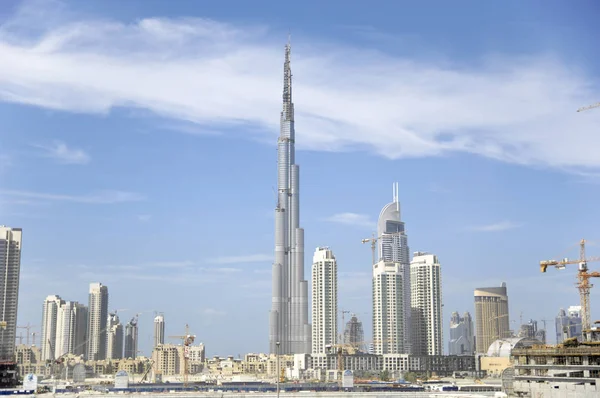 Dubai Panorama Burj Dubai — Stock fotografie
