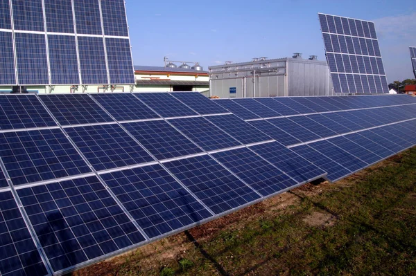 Energia Elétrica Sistema Solar — Fotografia de Stock