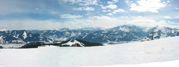 Vista Panoramica Bellissimo Paesaggio Alpino — Foto Stock