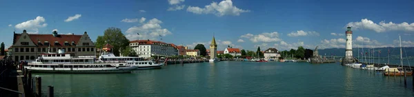 Panorama Lindau Harbor Island Lindau — Stock Photo, Image