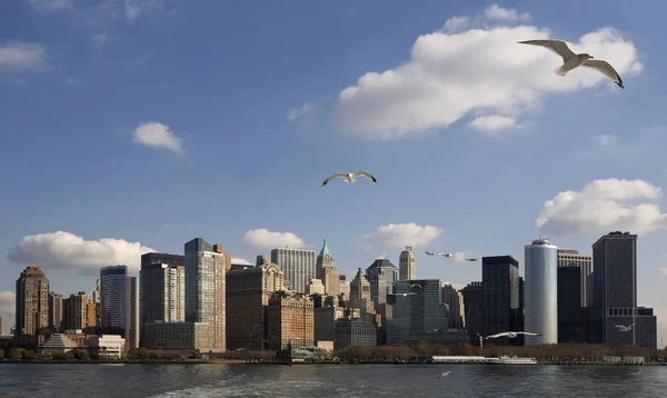 Manhattan Skyline Nova York — Fotografia de Stock