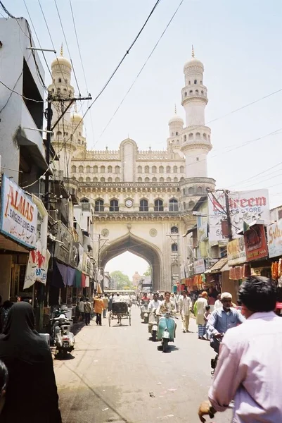 Hyderabad Güney Hindistan Sokak Manzarası — Stok fotoğraf