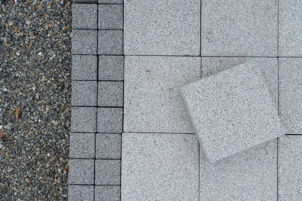 Cobblestones Pavement Road Texture Stones Rocks — Stock Photo, Image