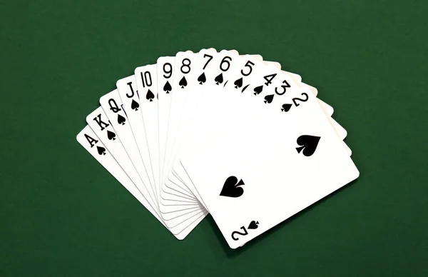 Spela Kort Närbild Poker Bakgrund — Stockfoto