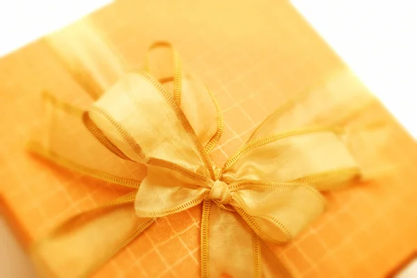 Imagens Giftbox Amarelo — Fotografia de Stock