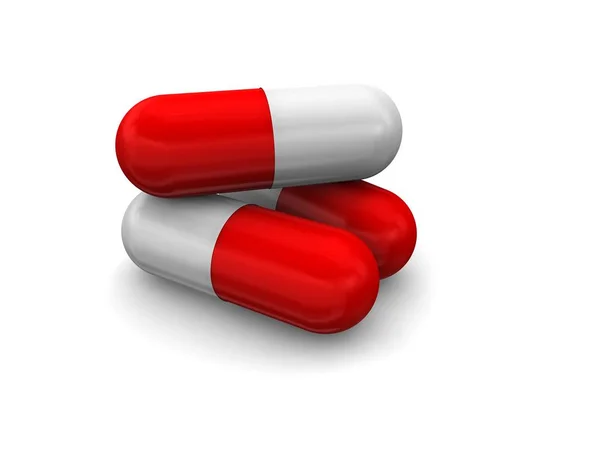 Healthcare Pharmaceutical Capsule Medicine — Stock Photo, Image