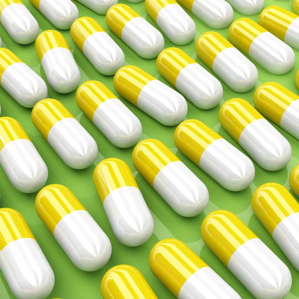 Gyógyszerkapszula Tabletta Háttér — Stock Fotó