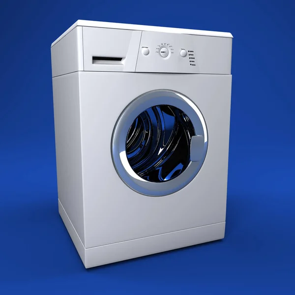 Washing Machine Isolated White Background — Stock Photo, Image