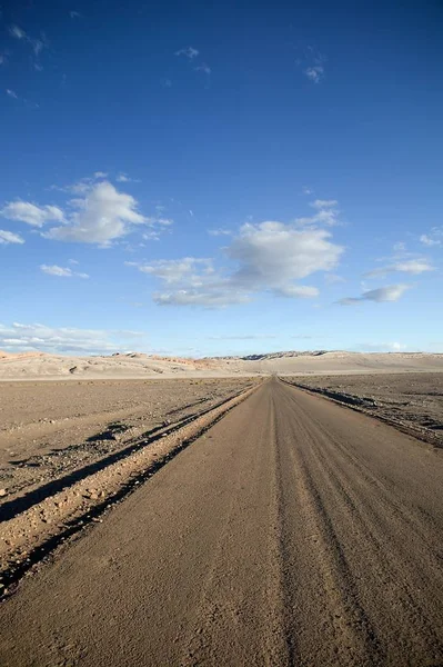 Estrada Natural Sem Fim Patagônia — Fotografia de Stock