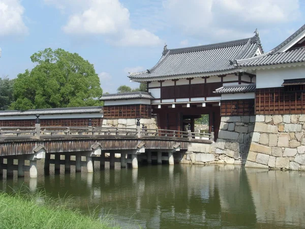 Entrée Château Hiroshima Japon — Photo