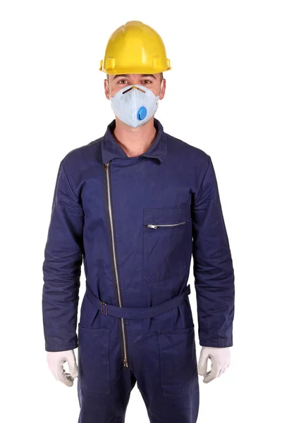 Hombre Industria Con Ropa Protección — Foto de Stock