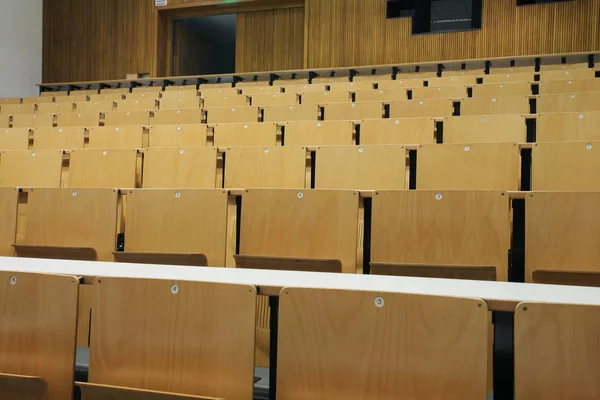 Rows Empty Chairs Conference Room — Stock Photo, Image