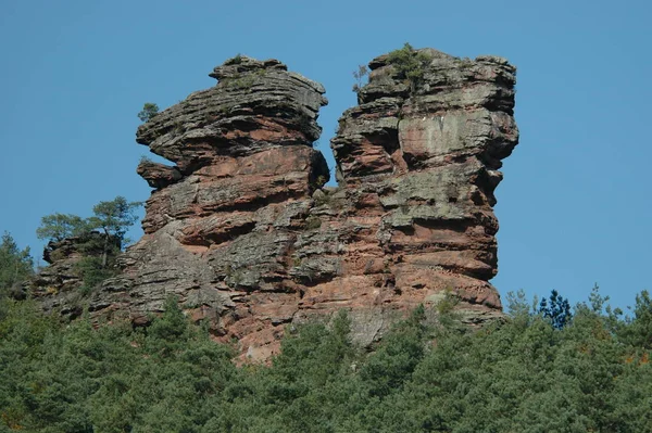 Rocas Arenisca Wasgau — Foto de Stock