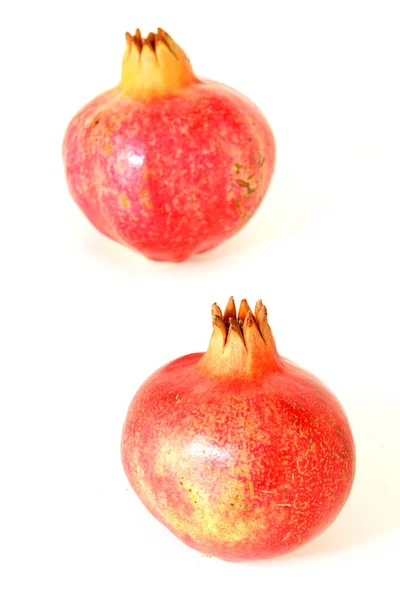 Fruta Romã Vermelha Fresca Fruta Verão — Fotografia de Stock