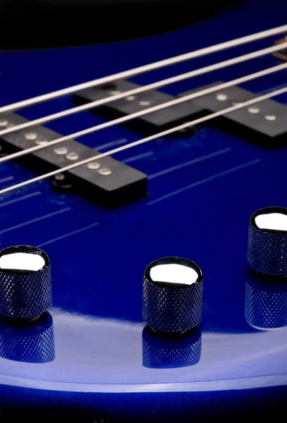 Bass Guitar Volume Tone Knobs —  Fotos de Stock