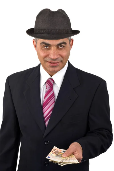 Portret Van Knappe Arabische Zakenman — Stockfoto