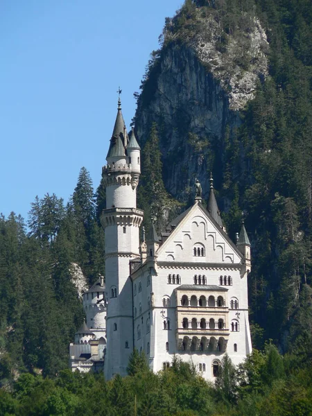 Kasteel Neuschwanstein Zomer — Stockfoto