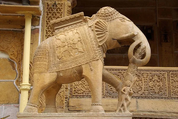 Elefante Jaisalmer Rajasthan — Fotografia de Stock