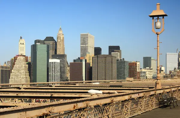 Visão Manhattan Novo York Eua — Fotografia de Stock