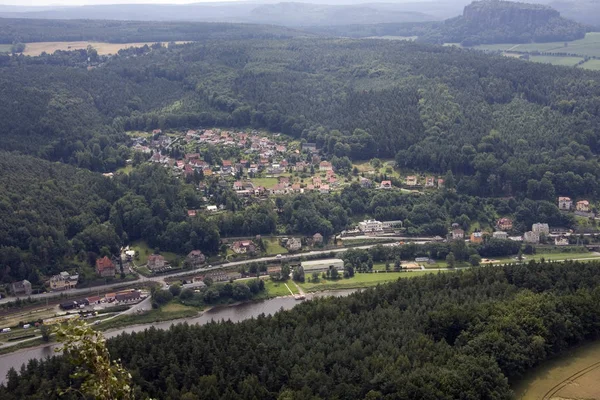 Vista Aerea Della Città Salisburgo Polonia — Foto Stock