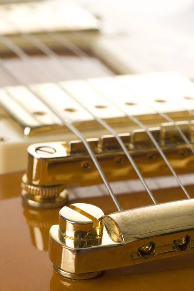 Guitarra Acústica Suelo Madera —  Fotos de Stock